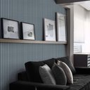 Ver imagem 3 de Kit 30 Painel Ripado Prime Madeira Pvc Cambará Mantra Wave 2,9m X 16cm
