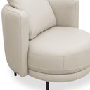 Ver imagem 5 de Poltrona Decorativa Leroy Fixa Moderna em Couro