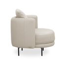 Ver imagem 6 de Poltrona Decorativa Leroy Fixa Moderna em Couro