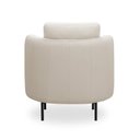 Ver imagem 7 de Poltrona Decorativa Leroy Fixa Moderna em Couro