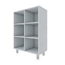 Ver imagem 1 de Comoda Infantil Mini Guarda Brinquedos Colmeia 6 Nichos Branco