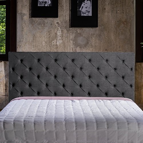 Cabeceira - Painel - Duo 04 - Linho Bege 12930 - 106x68x07 Solteiro-King - 1