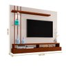 Painel Moderno Para Tv 55 Polegadas Off White Canela Carmolar - 4