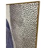 Quadro Decorativo Petalas Texturizadas Azul Tela&Quadro - 2