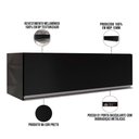 Ver imagem 4 de Armário Aéreo para Cozinha 80cm Flora M05 Preto - Inoviza