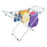 Varal De Alumínio Retrátil De Chão Com Abas Secar Roupas Ajustável Pé Seca Nápoles - 1