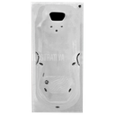 Ver imagem 1 de Banheira Retangular Ágata COMPLETA com hidro em acrílico  220V