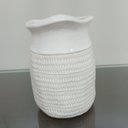 Ver imagem 7 de Vaso Decorativo Enfeite Casa Home&Co Cerâmica 20x15x15cm Marfim