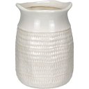 Ver imagem 1 de Vaso Decorativo Enfeite Casa Home&Co Cerâmica 20x15x15cm Marfim