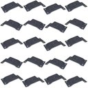 Ver imagem 1 de Kit 20 Chapinhas Chapa Inclinada 10º Fixação Pés Palito Rosca 5/16 Zincada