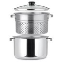 Ver imagem 7 de Panela Espagueteira Inox Fogão Indução 5l Legumes no Vapor