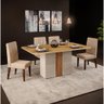 Mesa de Jantar Londrina com 4 Cadeiras Itaim DJ Móveis - 1