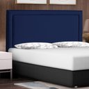 Ver imagem 3 de Cabeceira King Size Maísa 195cm C/ Frame Azul Escuro
