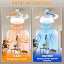 Ver imagem 5 de Ventilador de Teto com Luz 106cm 3 Pás Branco 110-220V