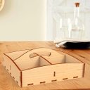 Ver imagem 2 de Porta Guardanapo e Sachê em MDF - Kit 5 Unidades