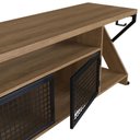 Ver imagem 5 de Rack Estilo Industrial para Tv até 60" com Iluminação em Led Rgb P1033 Mel