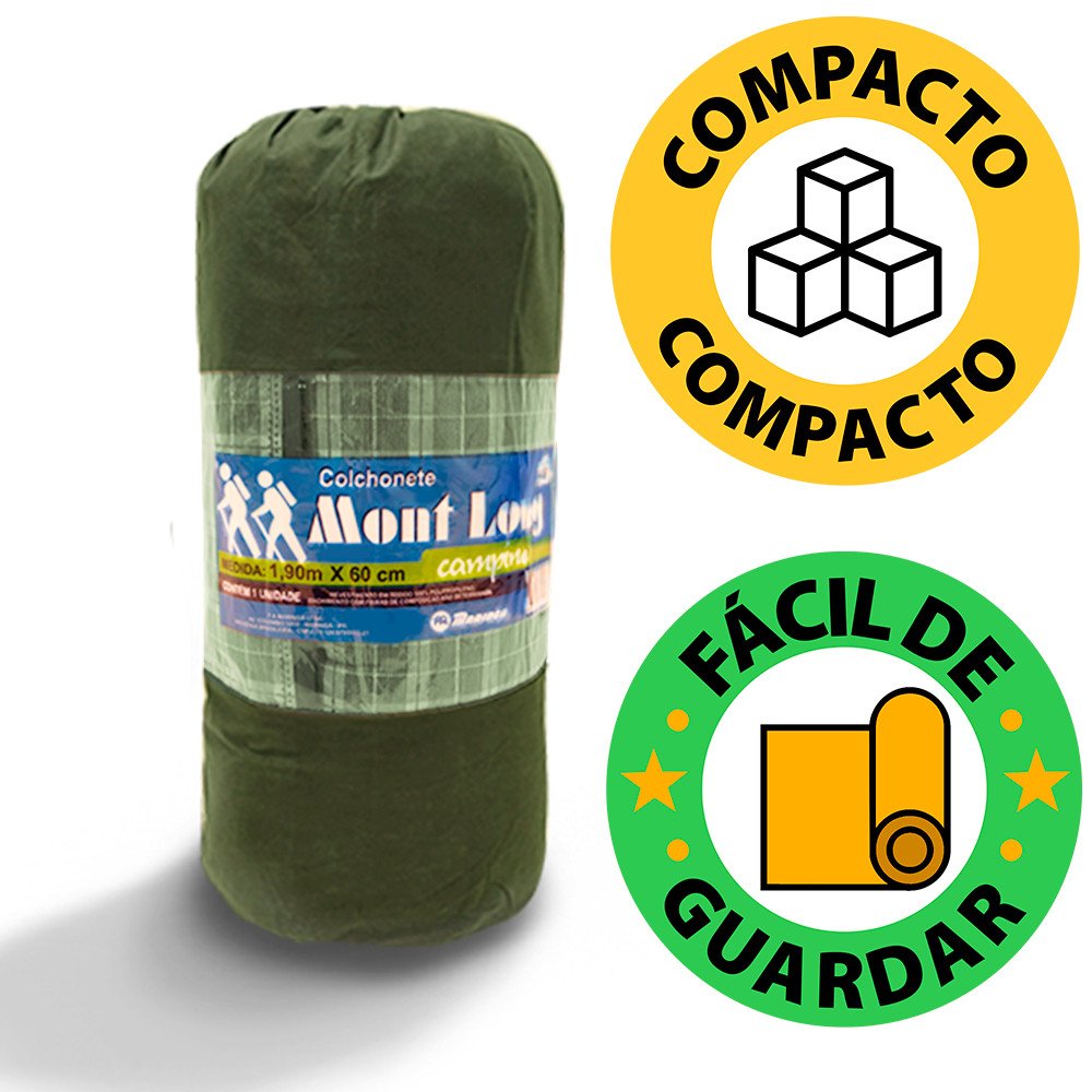 Kit 2 Colchonete Multiuso Casal Ginastica Yoga Exercício Academia Camping 190x130cm - Emcompre - 5