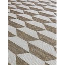 Ver imagem 3 de Tapete Sala Magia Geométrico Colmeia 200x250 Cm Bege Lavável