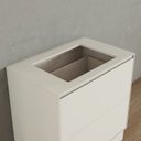 Ver imagem 5 de Balcão 02 Gavetas 80cm 100% MDF com Tampo Fineze Bege/Areia HP