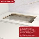 Ver mais imagens de Balcão 02 Gavetas 80cm 100% MDF com Tampo Fineze Bege/Areia HP