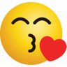 Adesivo de Parede Emoji Beijinho - 1