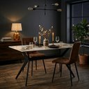 Ver imagem 1 de Mesa Tampo de Granito para Cozinha 140cm Sala Jantar Pandora