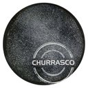 Ver imagem 1 de Kit 12 Pratos Rasos Churrasco Carbon Porcelana 25cm Tramontina Cozinha Servir