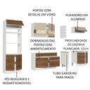 Ver imagem 4 de Armário de Cozinha Completa 290cm Branco/Rustic/Crema Vicenza Madesa 01