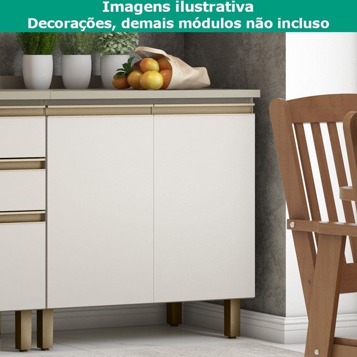 Balcao Com Tampo 80 cm MDF Evy CI64 C904 Duna Cristal Henn - 4