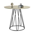 Ver imagem 2 de Mesa de Jantar Rubi 1,20 M Base Preta:off White