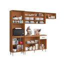 Ver imagem 3 de Cozinha Compacta Aurora com Balcão 120cm com Tampo Cinamomo Branco Aramóveis