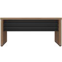 Ver imagem 3 de Mesa para Escritório Home Office 158cm Atria Executiva A02 Nogal Preto - Lyam Decor