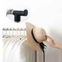 Ver imagem 3 de Arara Guarda Roupas com Sapateira Portatil Cabideiro Regulavel Cromado Varal com Rodinhas Completa