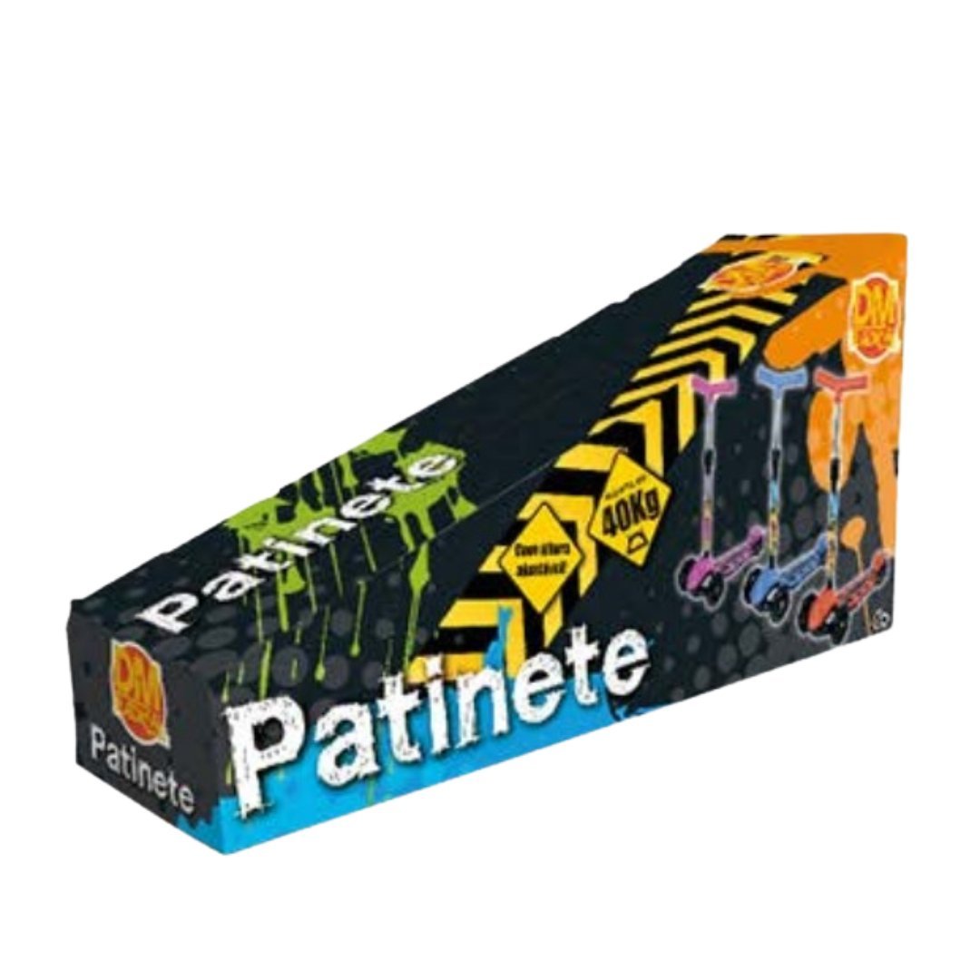 Patinete Radical Power 3 Rodas Altura Ajustavel até 40kg New DM Toys DMR6247 Rosa - 4