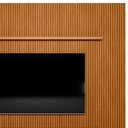 Ver imagem 5 de Painel Ripado para TV 75 Pol. com Bancada 297cm Prime Plus L06 Nature/Off White - Mpozenato