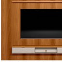Ver imagem 3 de Painel Ripado para TV 75 Pol. com Bancada 297cm Prime Plus L06 Nature/Off White - Mpozenato