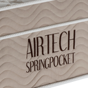 Ver imagem 3 de Colchão Ortobom Molas Ensacadas Airtech Solteiro 88x188x25 Cor Bege
