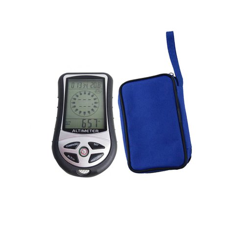 Barômetro Altímetro Multi-funções Relógio Previsão Tempo Bússola Termômetro Bar-100 Portátil Com Est