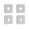 Jogo de Roseta R24 Interna Quadrada Inox Escovado Soprano - 1