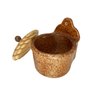 Saleiro Pedra Sol Louça De Mesa Com Tampa Sal Cozinha Mesa Posta - 2