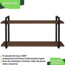 Ver imagem 7 de Nicho Industrial Decorativo para Cozinha 60cm Pm F.gnd