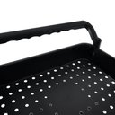 Ver imagem 4 de Carrinho Organizador Multiuso 3 Prateleiras com Rodas Cinza