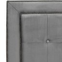 Ver imagem 4 de Cabeceira Estofada Ravena para Cama Box Queen Size 160cm Veludo Cinza Grafite