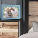 Ver imagem 5 de Porta-retratos Kit 3 Quadros Molduras Com vidro - Moldura Azul Claro