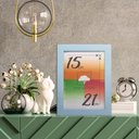 Ver imagem 7 de Porta-retratos Kit 3 Quadros Molduras Com vidro - Moldura Azul Claro