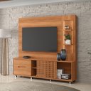 Ver imagem 3 de Home 2,10m Lukaliam Móveis para Tv até 70 Polegadas C- Led no Nicho Jequitiba Jequitiba
