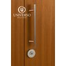 Puxador Duplo Tubular Alumínio 30cm Redondo Porta Pivotante - 8