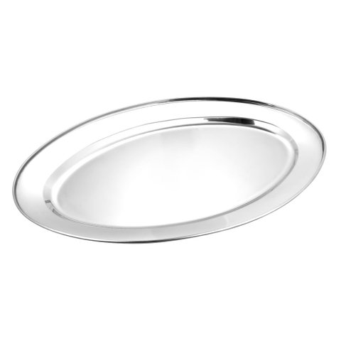 Travessa Oval de Inox 30 cm - D1703 - Dolce Home