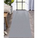 Ver imagem 4 de Tapete Passadeira Cozinha 2,00m X 0,65m - Chumbo - Geométrico