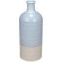 Ver imagem 1 de Vaso Decorativo Enfeite Casa Garrafa Home&Co Cerâmica 30x12x12cm Cinza